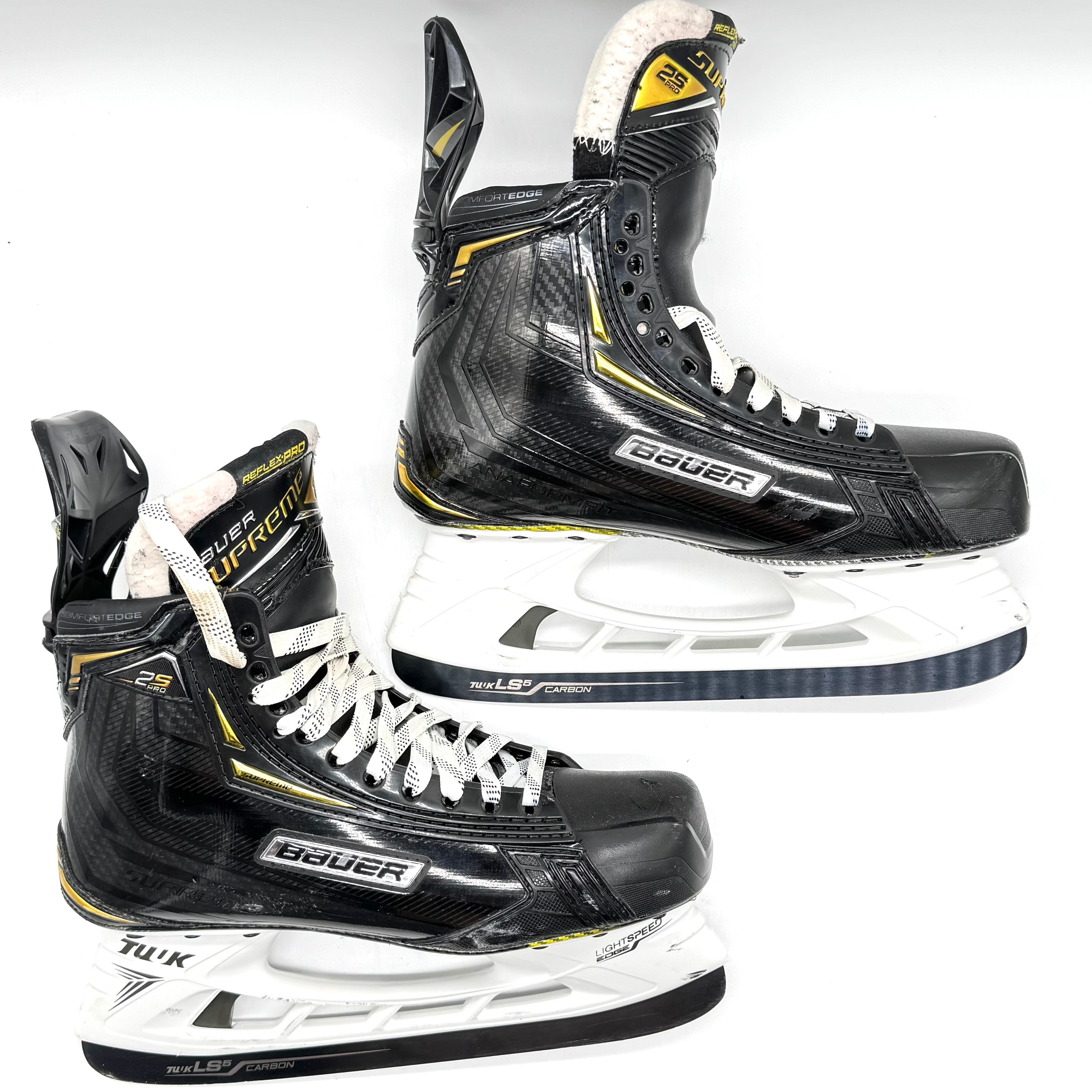 Bauer Supreme 2S Pro - Patins de hockey Pro Stock d'occasion - Taille 7.5D